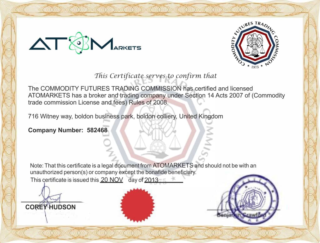 MarketMasterTraders Certificate